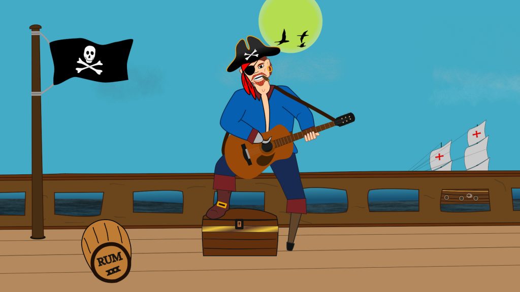 Jolly Roger - 2D Animation