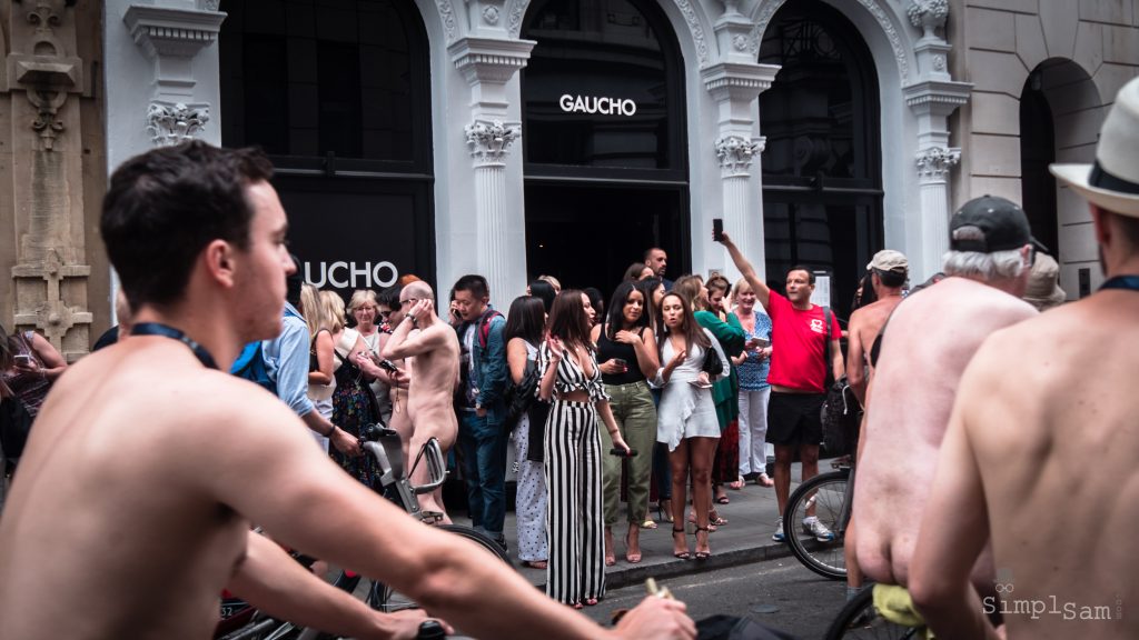 WNBR World London Naked Bike Ride 2018 - Gaucho Girls